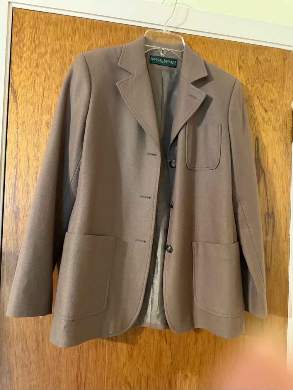 Harve Benard Brown Tailored Blazer Jacket